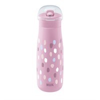 Mini-me Flip sportflaska 450 ml Purple Dots